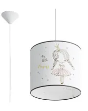 Lampa wisząca dla dziewczynki z motywem księżniczki - A582-Asteva w sklepie Edinos.pl