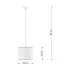 Rozmiar lampy A582-Asteva