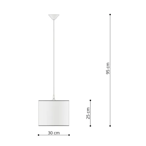 Rozmiar lampy A582-Asteva