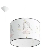 Dziecięca lampa do pokoju dziewczynki z motywem księżniczki - A583-Asteva w sklepie Edinos.pl