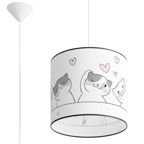 Lampa dziecieca w koty A584 Sezi