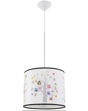 Lampa sufitowa wisząca w sowy do pokoju dziecka - A592-Obla w sklepie Edinos.pl