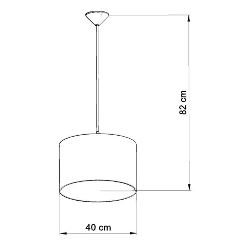 Rozmiar lampy A593-Obla