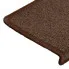 Brązowy dywanik na stopnie Bilef 7X