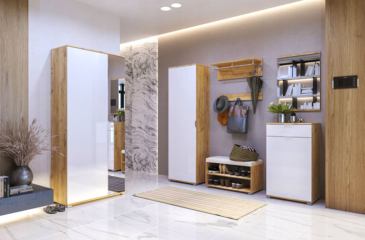 Wizualizacja wnetrza z meblami z kolekcji Azarox