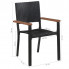 Wymiary krzesła z zestawu mebli ogrodowych Conat 4X