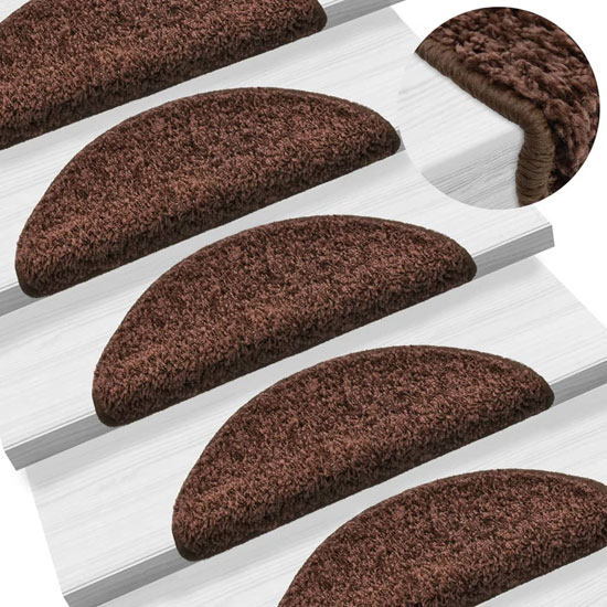 Dywaniki na schody Donner 3X brązowy