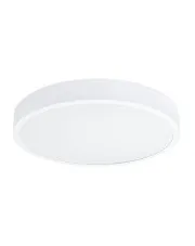Biały nowoczesny plafon z modułem LED 50 cm - A602-Uvix w sklepie Edinos.pl