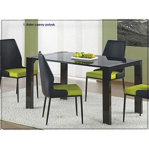 Zdjęcie stół szklany Folto dąb sonoma | Edinos.pl