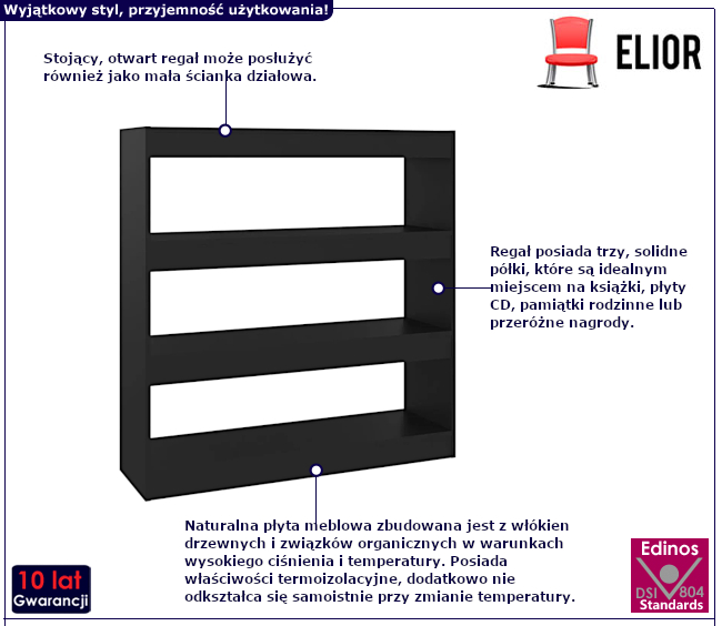 Regał na książki Arvores
