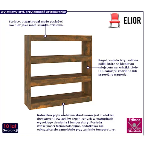 Blossom regał w kolorze przydymionego dębu