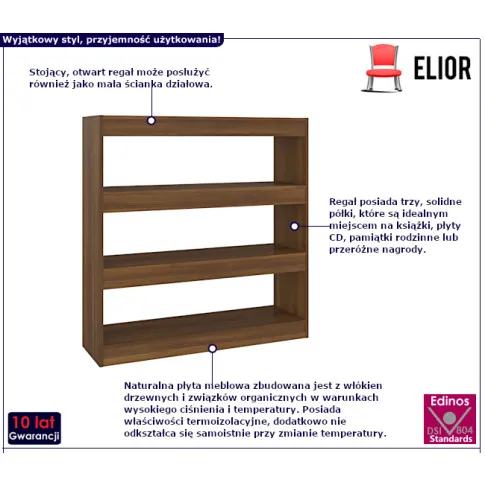 Blossom regał w kolorze brązowego dębu