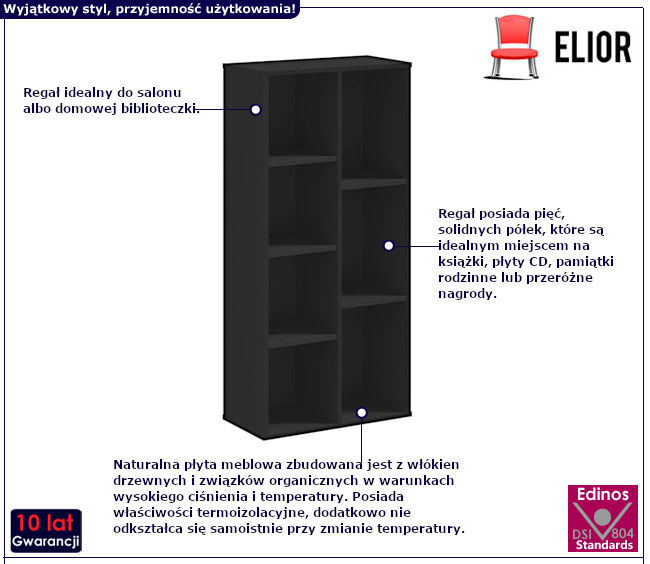 Regał na książki Elsa