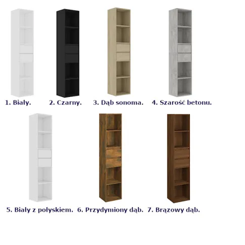 Kolory regału Lavero