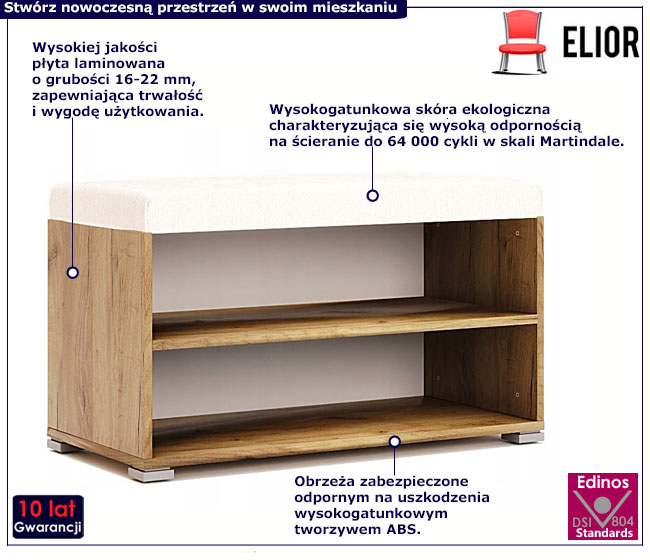 Nowoczezsna szafka na buty Zenta 16X