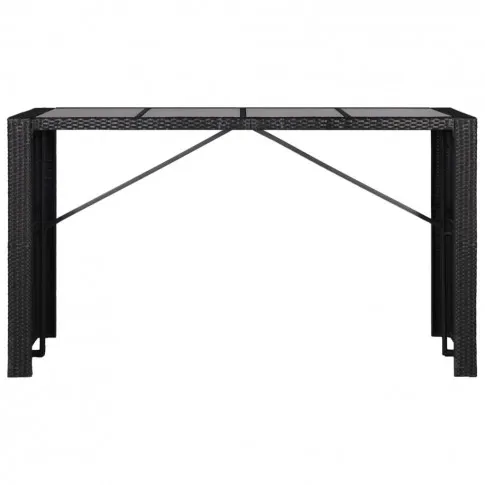 Przód stołu z zestawu mebli ogrodowych Tavia 4X