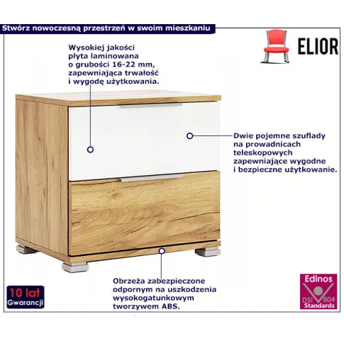Szafka nocna z szufladami Azarox 20X