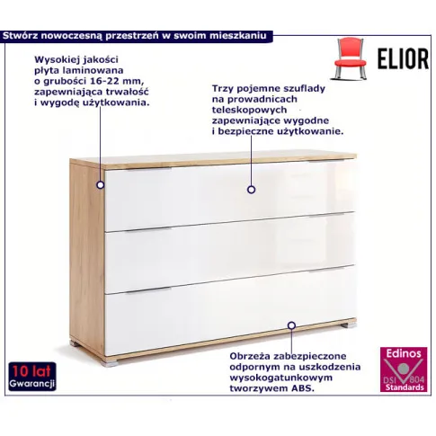 Komoda z 3szufladami Azarox 23X