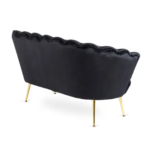 Sofa muszelka w stylu glamour Avet