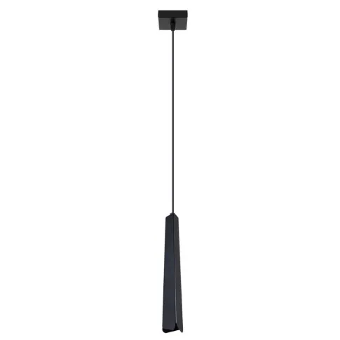 Czarna metalowa lampa nad wyspę A609-Zana
