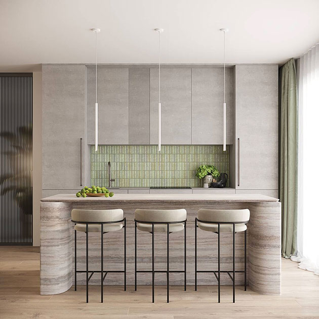 Biała lampa wisząca tuba ryflowana A612-Tress