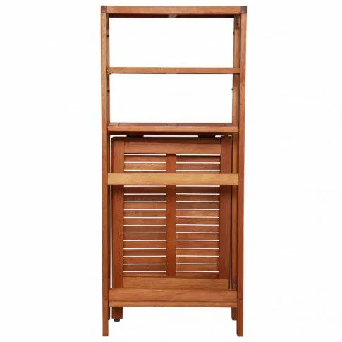 tylny widok regału z zestawu Jill z opuszczonym blatem