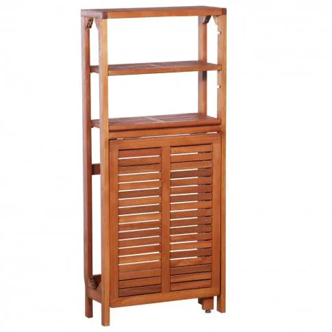 regał z zestawu Jill z opuszczonym blatem