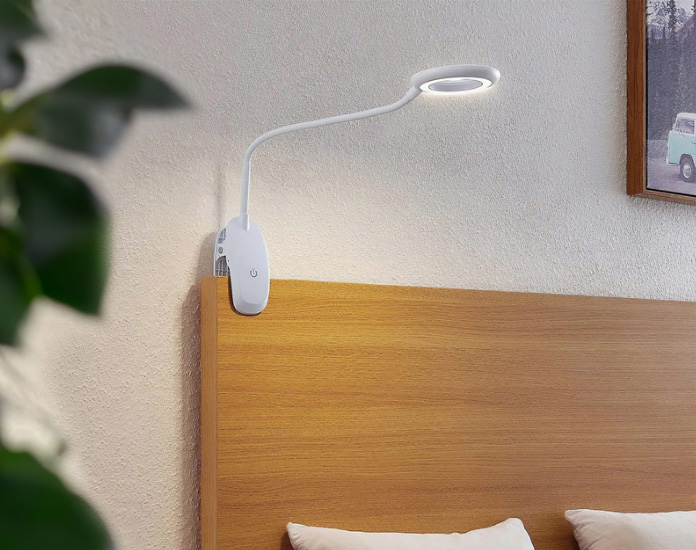 Lampka z klipsem nad łóżko Jeromi M005