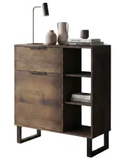 Industrialna komoda na czarnej podstawie - Toros 8X w sklepie Edinos.pl