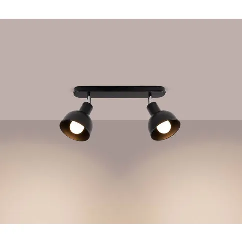 Czarna metalowa lampa reflektorowa A623-Orfi