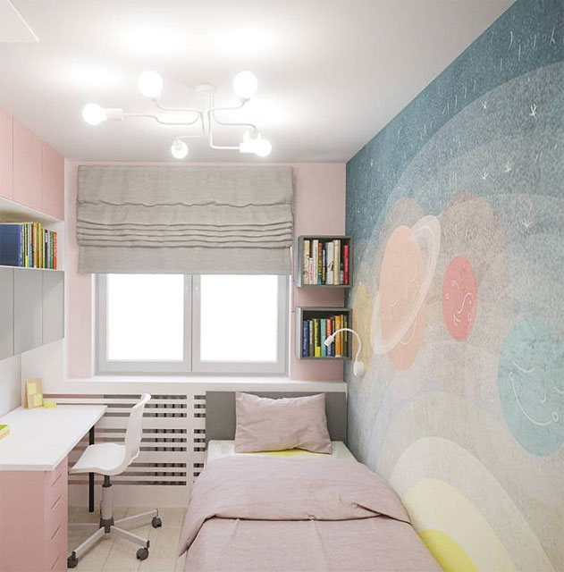 Biała industrialna lampa sufitowa bez kloszy A627-Gray