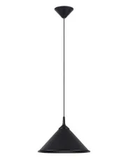 Czarna loftowa metalowa lampa wisząca - A639-Pevo w sklepie Edinos.pl