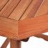 Szczegółowe zdjęcie nr 5 produktu Zestaw drewnianych mebli ogrodowych Alyssa - brązowy
