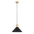 Czarna skandynawska loftowa lampa wisząca - A642-Zita