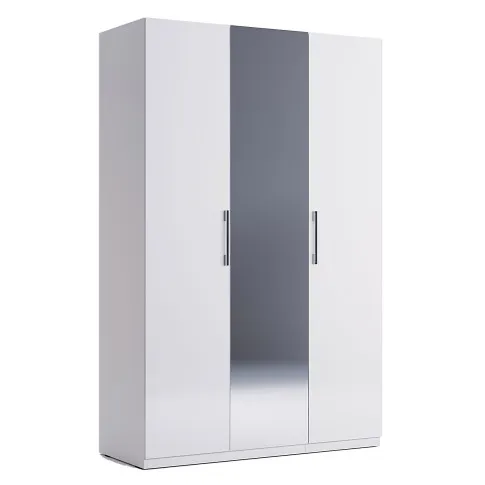 3-drzwiowa biała szafa uchylna Vestirox 12X