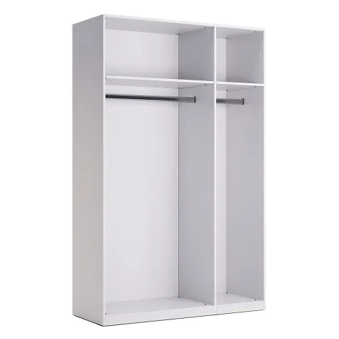 Biała szafa z drążkiem Vestirox 12X