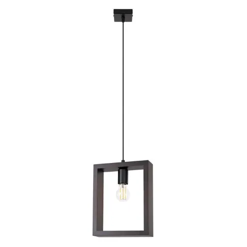 Skandynawska drewniana lampa wisząca wenge A646-Ivez