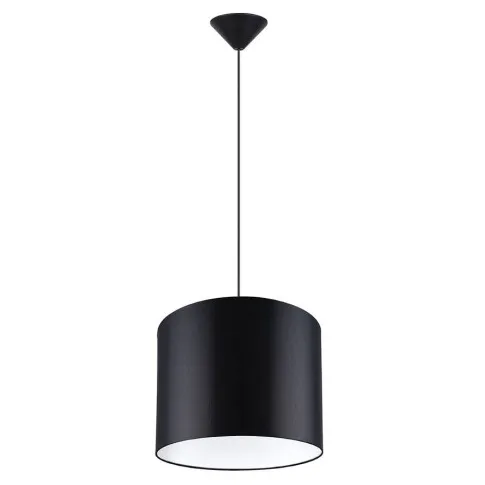 Czarna elegancka lampa wisząca z abażurem A653-Igla