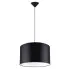 Czarna minimalistyczna lampa z abażurem - A654-Elseva