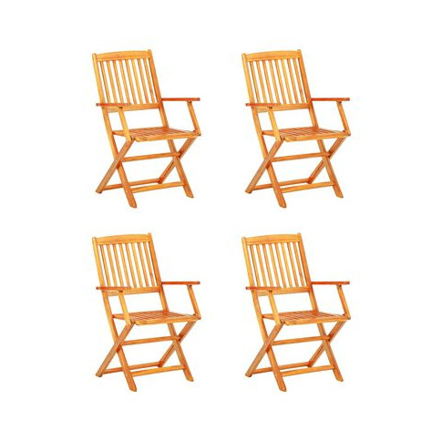 Cztery krzesła z zestawu mebli ogrodowych Elbor 2X