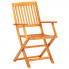 Drewniane krzesło ogrodowe z zestawu Elbor 2X