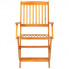 Brązowe krzesło Elbor 2X z zestawu ogrodowego 