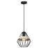 Loftowa lampa wisząca czarna - K549-Graso