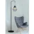 wizualizacja Czarna lampa podłogowa loft - K551-Graso