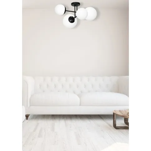 wizualizacja Nowoczesna lampa sufitowa z okrągłymi kloszami - K552-Olseo
