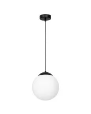 Czarna metalowa lampa wisząca - K554-Olseo w sklepie Edinos.pl