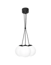 Potrójna lampa wisząca czarna - K555-Olseo w sklepie Edinos.pl