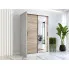 Zdjęcie dwudrzwiowa szafa przesuwna z lustrem 120 Marmos 3X | Edinos.pl