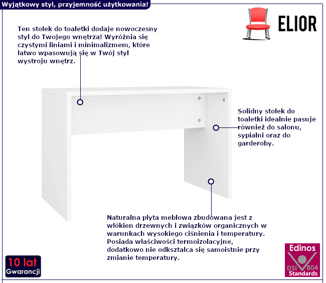 Stołek do toaletki Ozi