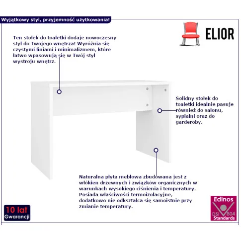 Caviro biały stołek